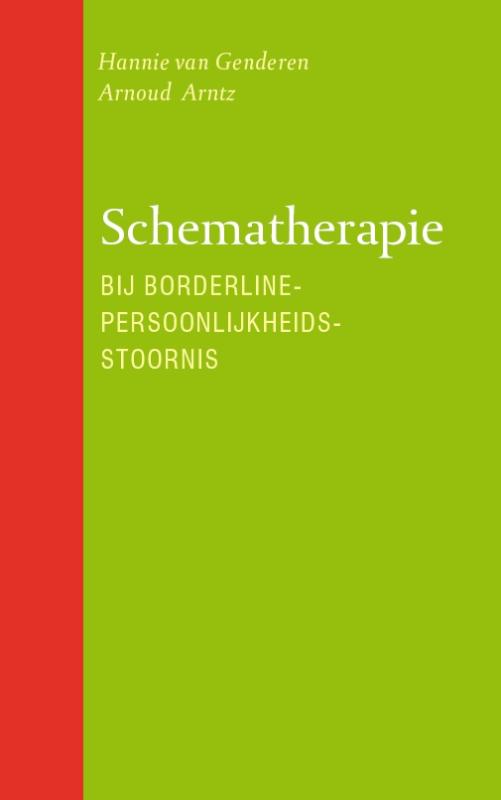 Omslag van Schematherapie bij borderline-persoonlijkheidsstoornis