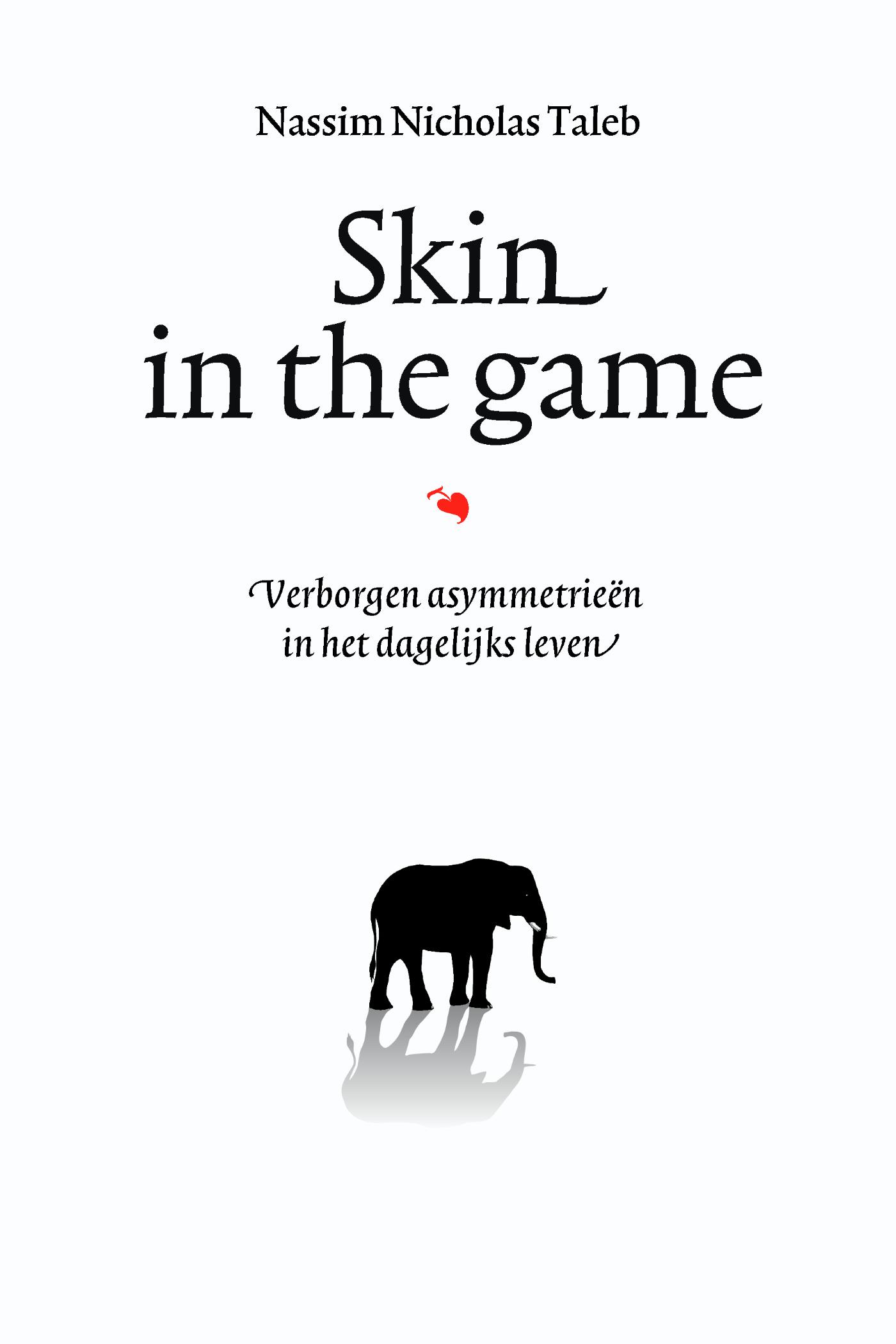 Omslag van Skin in the game