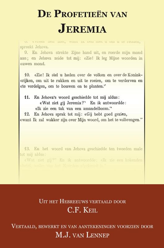 Omslag van De Profetieën van Jeremia