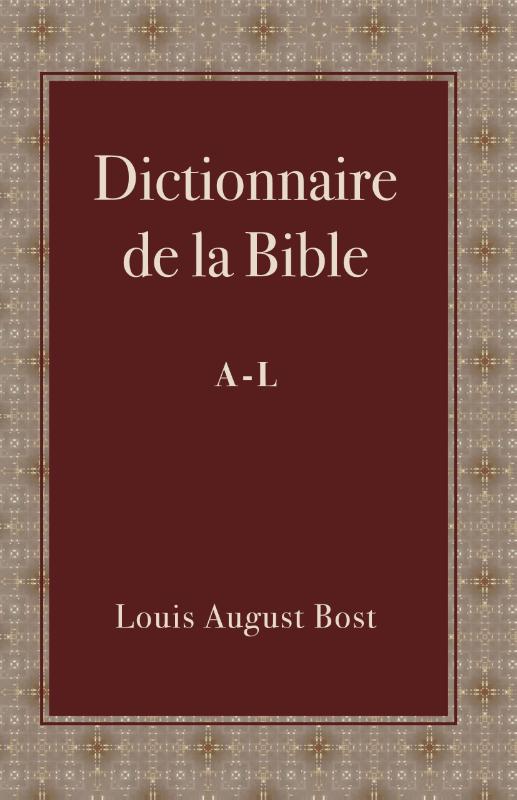 Omslag van Dictionnaire de la Bible