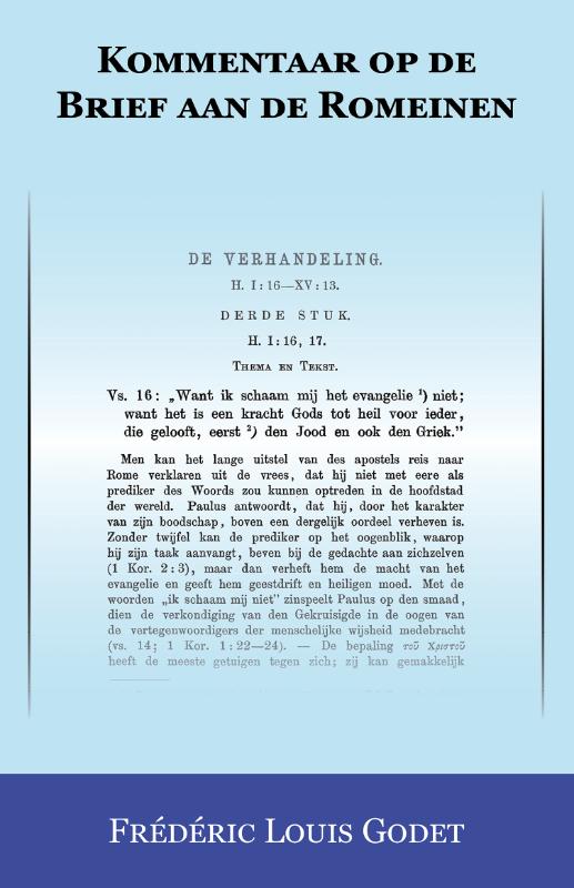 Omslag van Kommentaar op de Brief aan de Romeinen