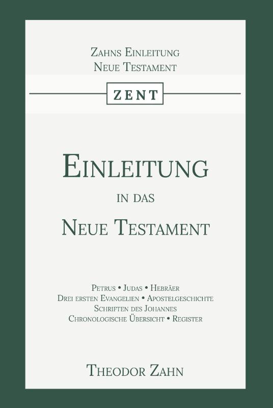 Omslag van Einleitung in das Neue Testament