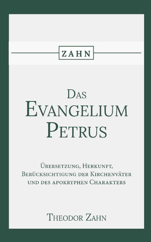 Omslag van Das Evangelium des Petrus