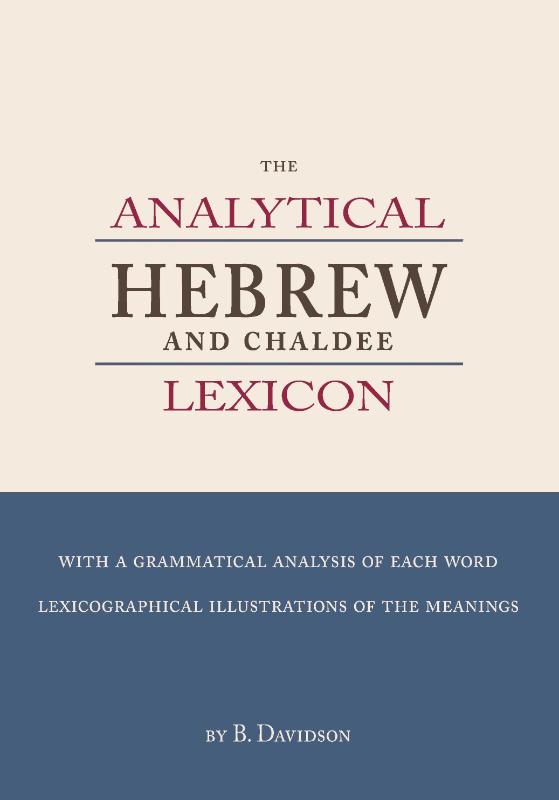 Omslag van The Analytical Hebrew and Chaldee Lexicon