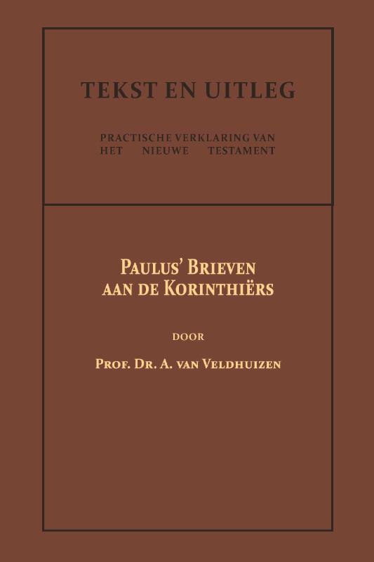 Omslag van Paulus' Brieven aan de Korinthiërs