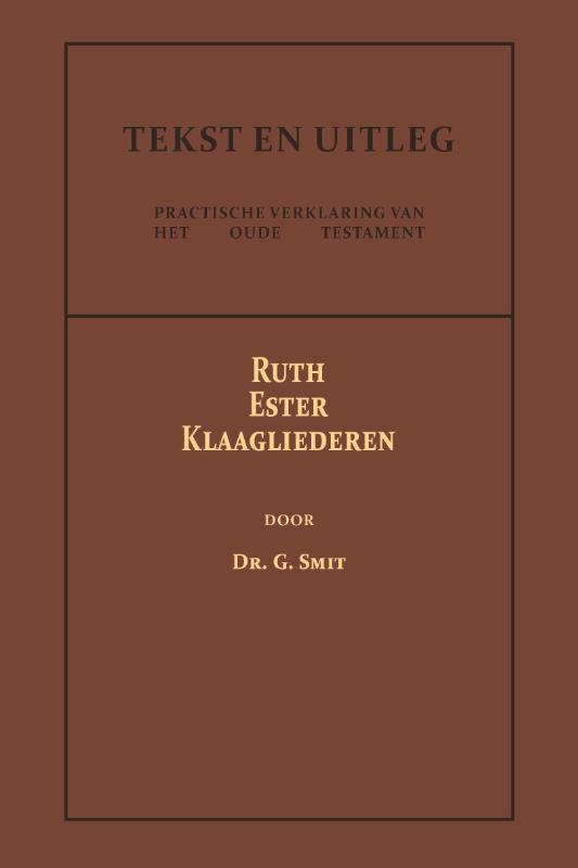 Omslag van Ruth, Ester en Klaagliederen