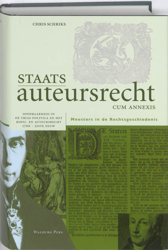 Omslag van Staatsauteursrecht c.a.