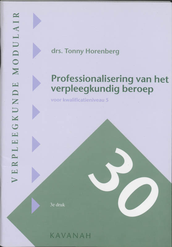 Omslag van Professionalisering van het verpleegkundig beroep