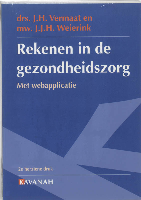 Omslag van Rekenen in de gezondheidszorg