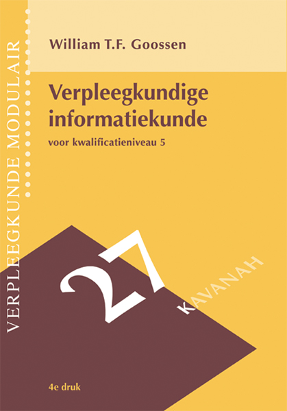 Omslag van Verpleegkundige informatiekunde