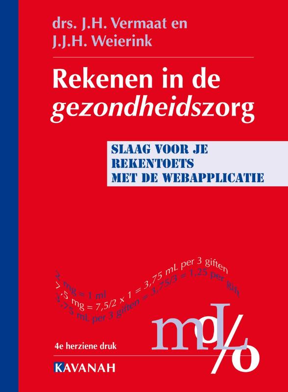 Omslag van Rekenen in de gezondheidszorg