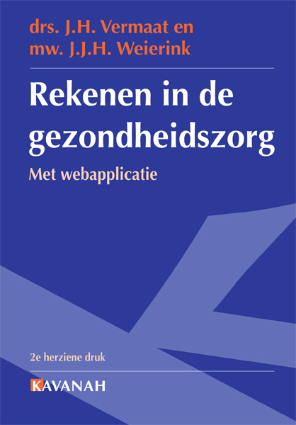 Omslag van Rekenen in de gezondheidszorg