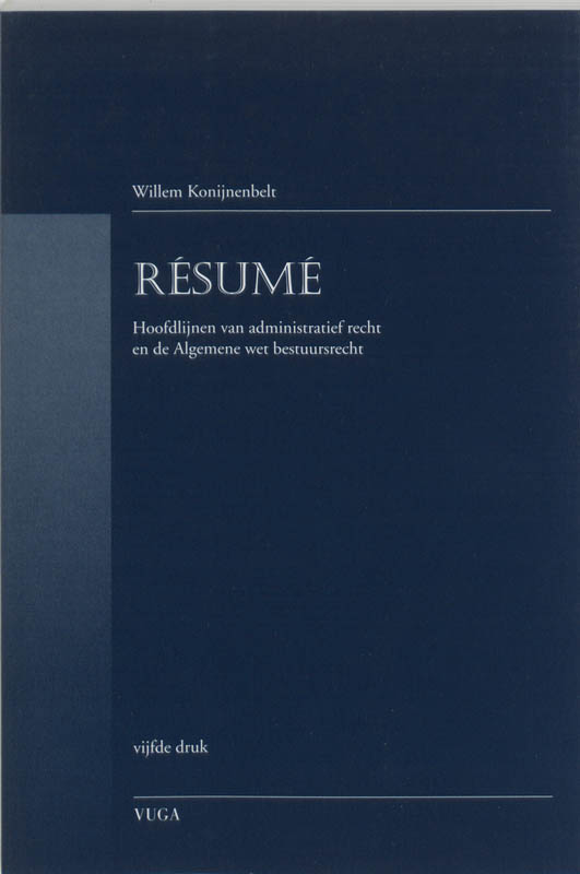 Omslag van Resume
