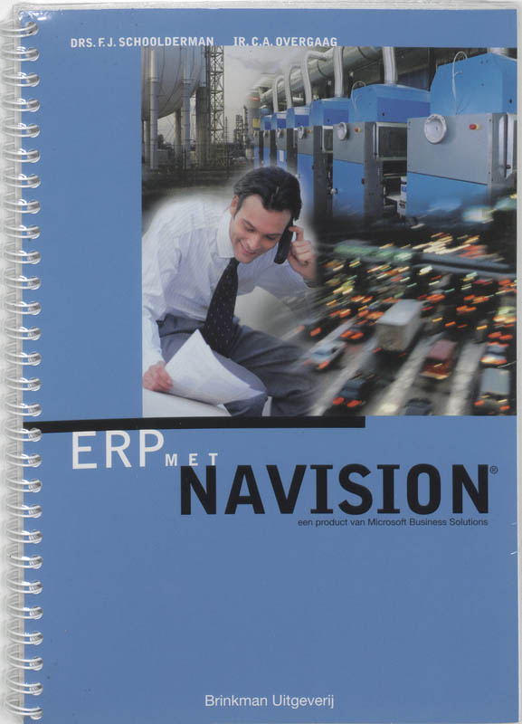 Omslag van ERP met Navision