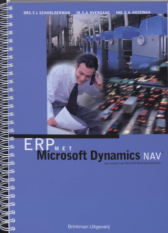 Omslag van ERP met Navision Dynamics NAV