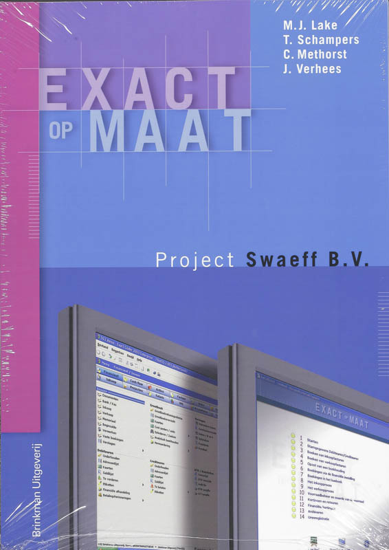 Omslag van Exact op maat Project Swaeff