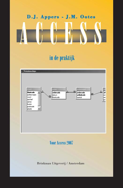 Omslag van Access in de praktijk