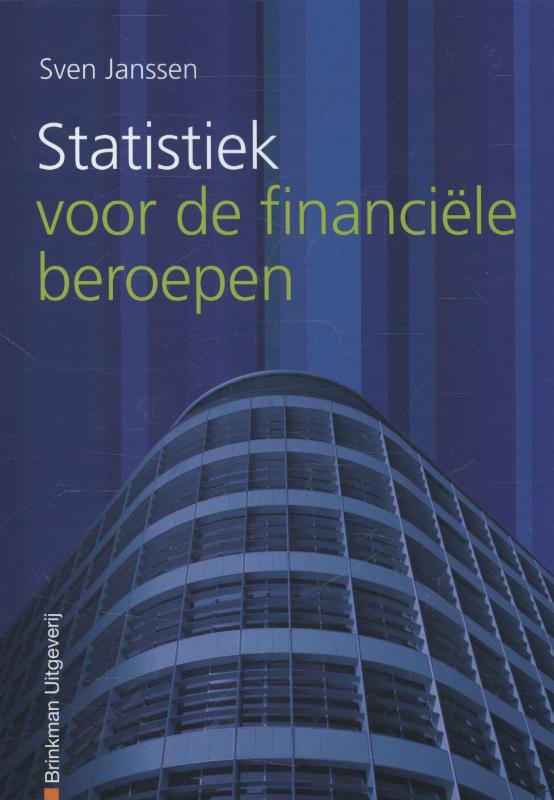 Omslag van Statistiek voor de financiele beroepen