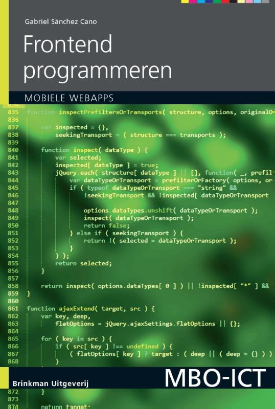 Omslag van Frontend programmeren