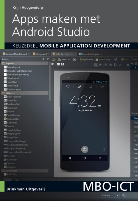Omslag van Apps maken met Android Studio