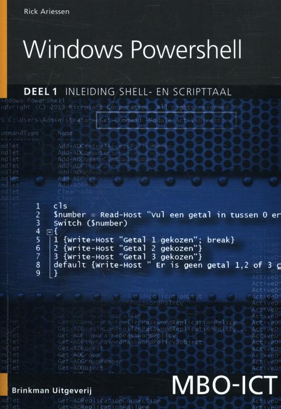 Omslag van Windows powershell