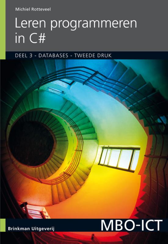 Omslag van Leren programmeren in C#, deel 3, Databases