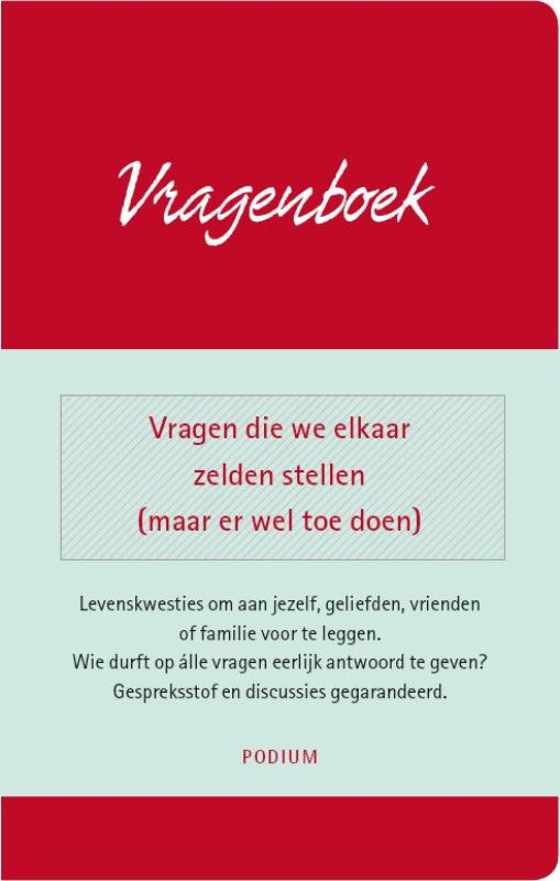 Omslag van Vragenboek