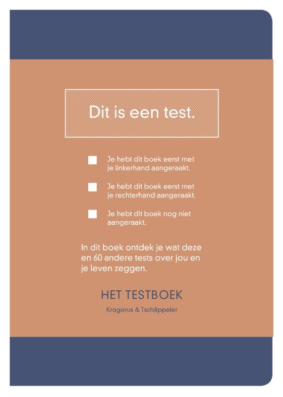 Omslag van Het testboek