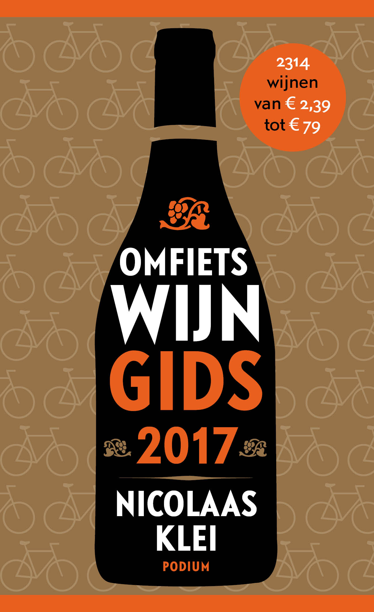 Omslag van Omfietswijngids 2017