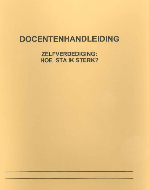 Omslag van Docentenhandleiding