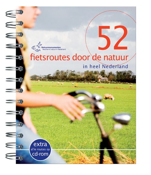 Omslag van 52 fietsroutes door de natuur