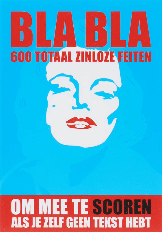 Omslag van BLA BLA Feiten
