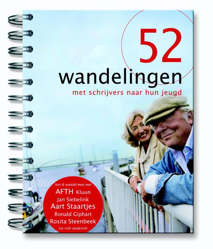 Omslag van 52 wandelingen met schrijvers naar hun jeugd