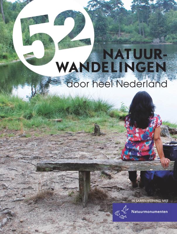 Omslag van 52 natuurwandelingen door heel Nederland