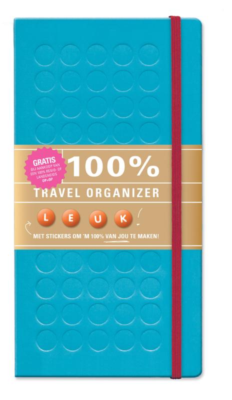 Omslag van 100% Travel organizer blue
