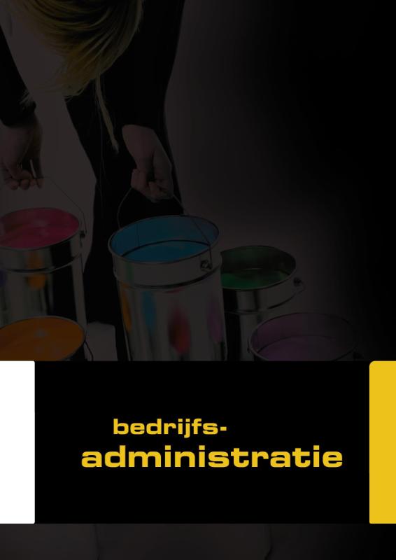 Omslag van Werkschrift Bedrijfsadministratie