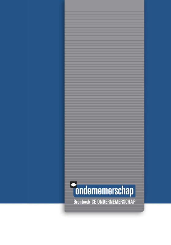 Omslag van CE-Ondernemerschap