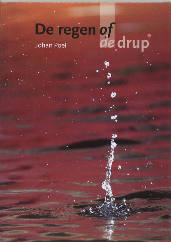 Omslag van De regen of de drup