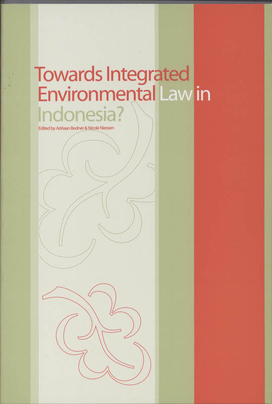 Omslag van Towards integrated environmental law in Indonesia?