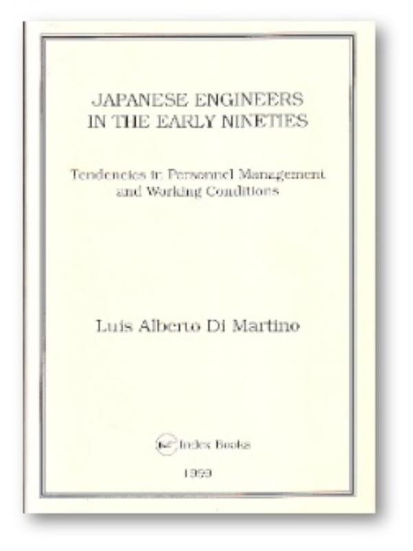 Omslag van Japanese engineers in the early nineties
