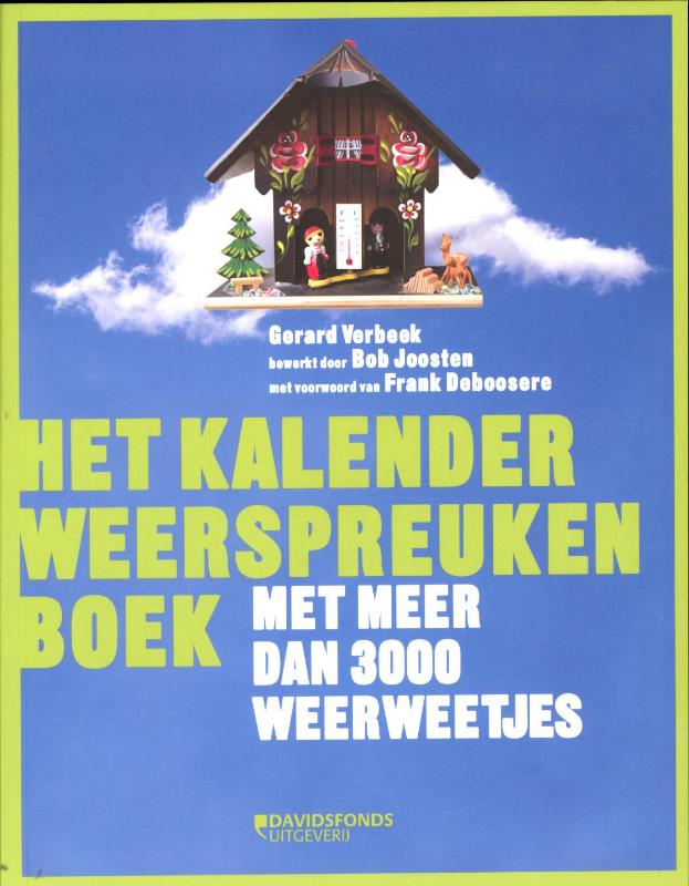 Omslag van Het kalender weerspreukenboek