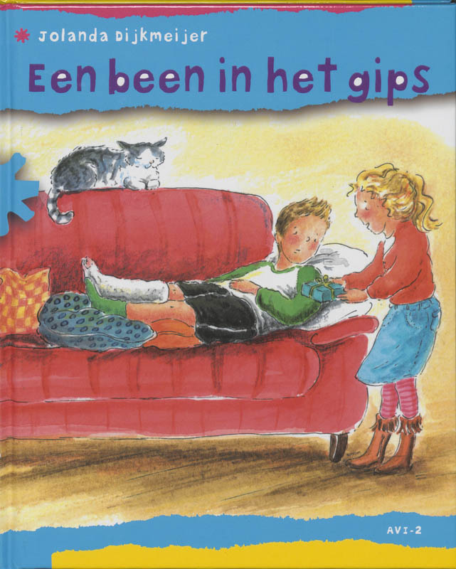 Omslag van Een been in het gips