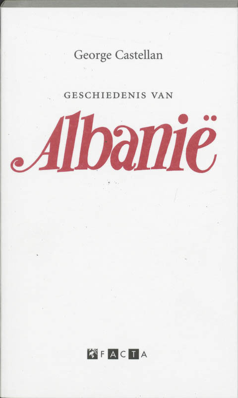 Omslag van Geschiedenis van Albanie
