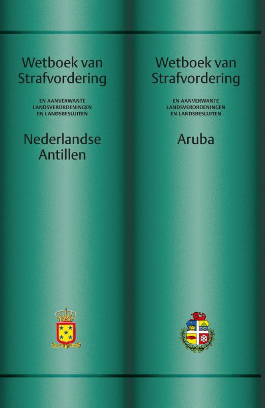 Omslag van Wetboeken van strafvordering Nederlandse Antillen en Aruba