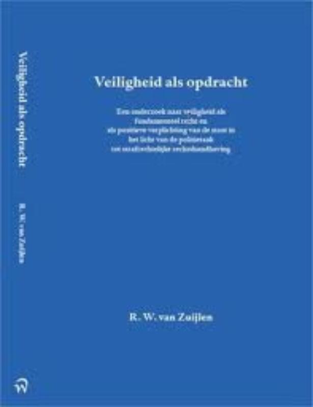 Omslag van Veiligheid als opdracht