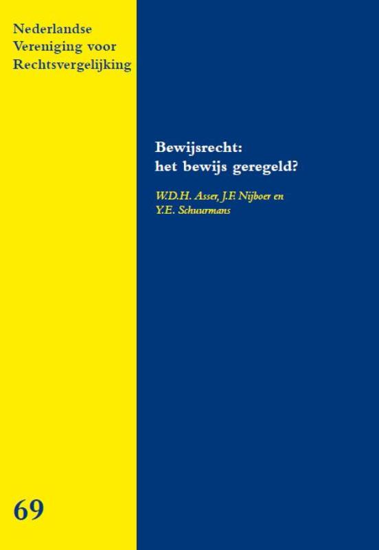 Omslag van Bewijsrecht : het bewijs geregeld?