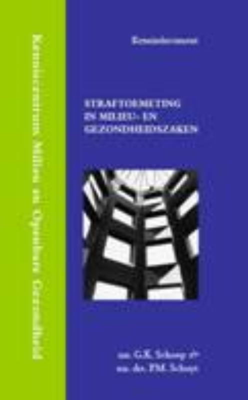 Omslag van Straftoemeting in milieu- en gezondheidszaken