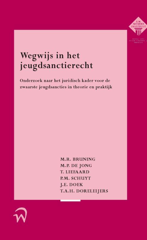 Omslag van Wegwijs in het jeugdsanctierecht