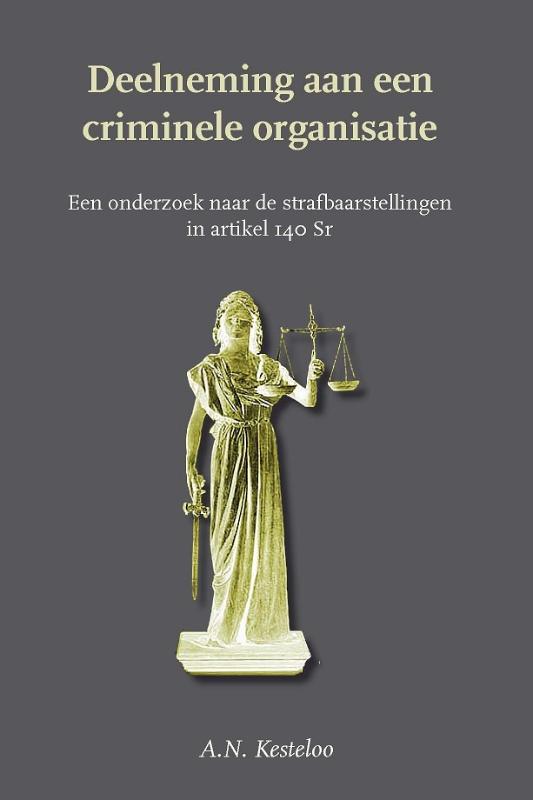 Omslag van Deelneming aan een criminele organisatie/participation in a criminal organization