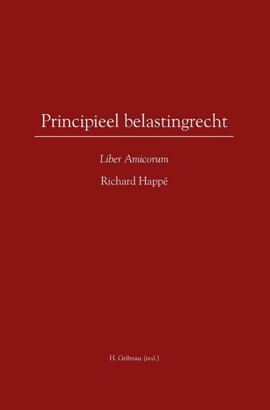 Omslag van Principieel belastingrecht